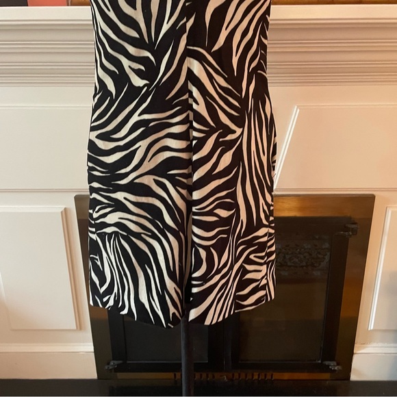Milly size 6 zebra print sleeveless dress - Picture 4 of 11